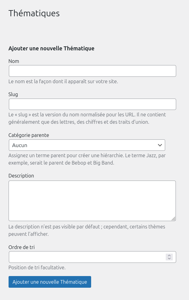 FAQtastic : thématiques