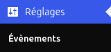 EventPost : menu